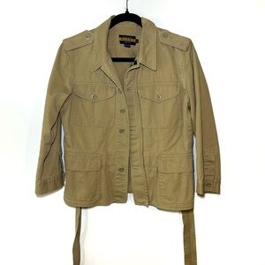 Vintage Lauren Ralph Lauren Rugby 2004 Bleated Khaki Jacket Size M